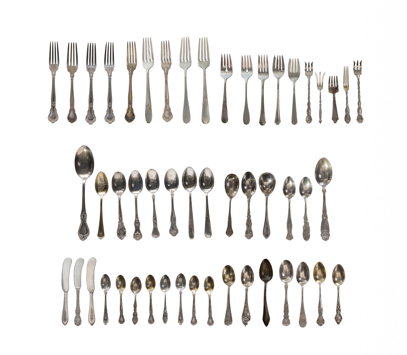 Sterling Silver Flatware Assortment (1 of 1)
