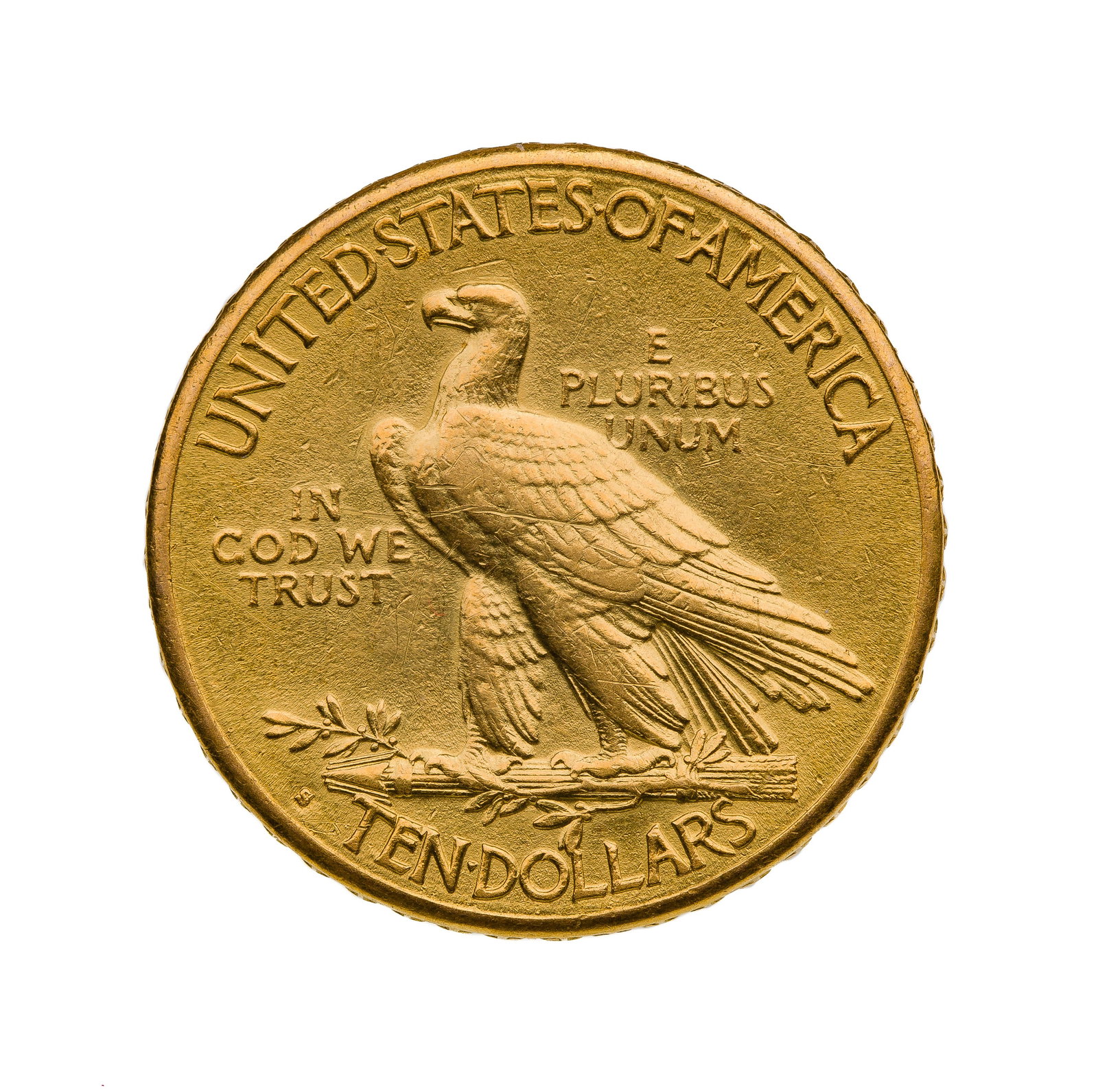 $10 Indian Gold Button (1 of 2)