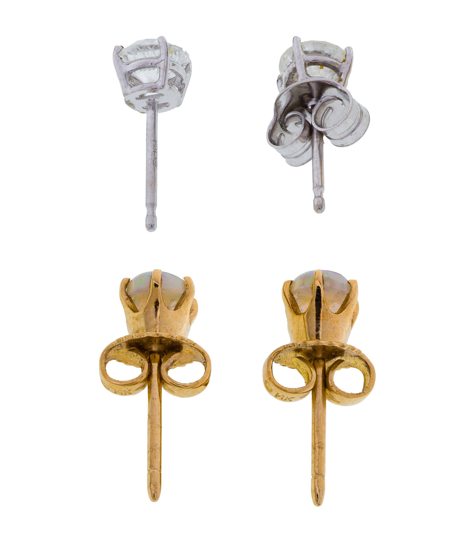 14k Gold Pierced Earring Sets - 2