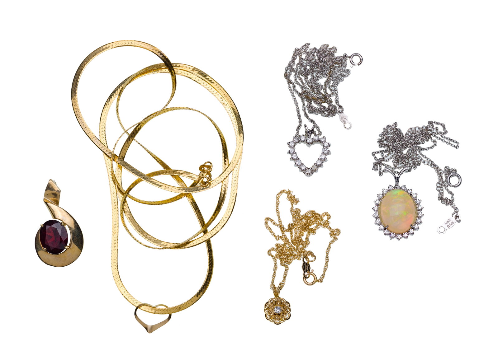 18k and 14k Gold Necklace and Pendant Assortment (1 of 1)