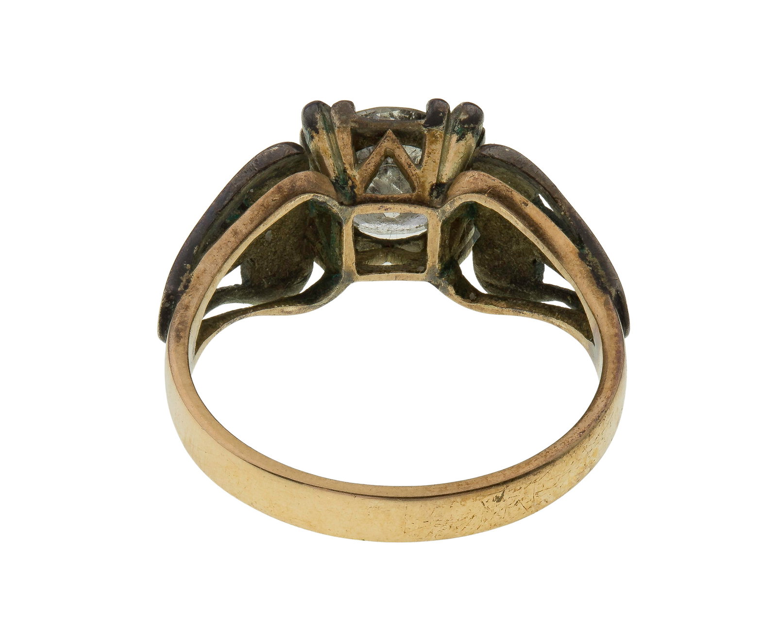 10k Gold and Diamond Ring - 2