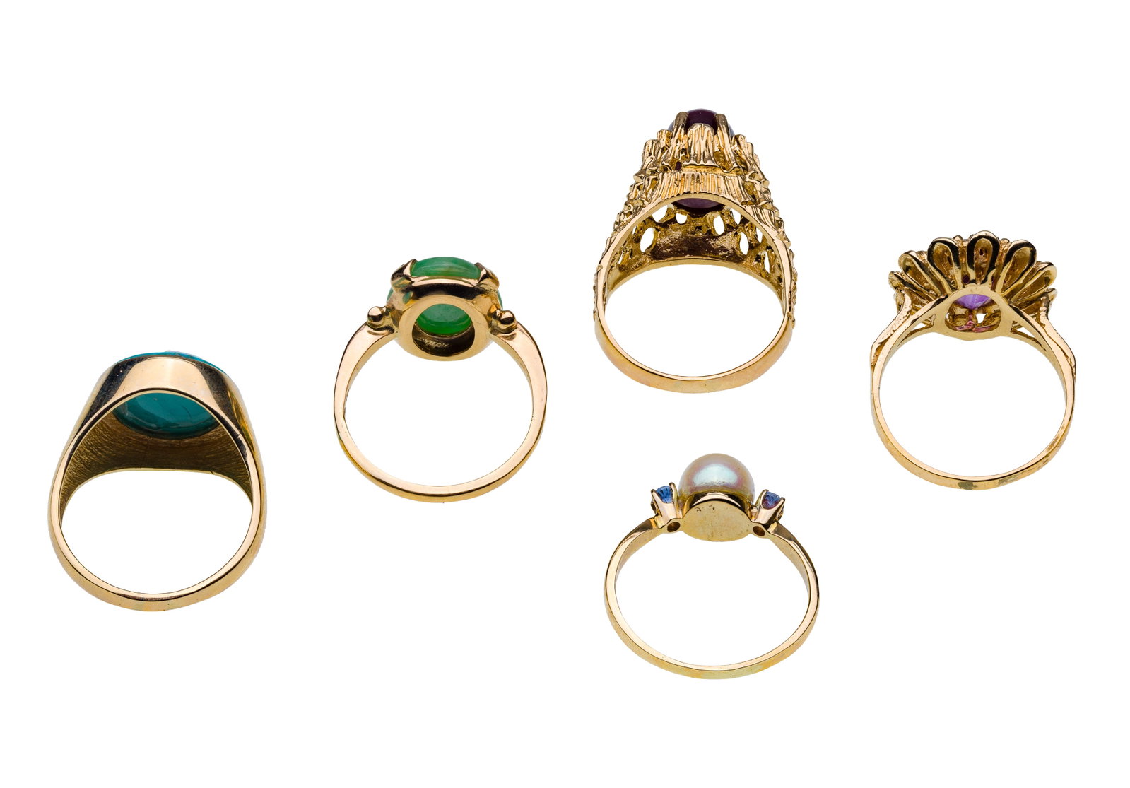 14k Yellow Gold Ring Assortment - 2