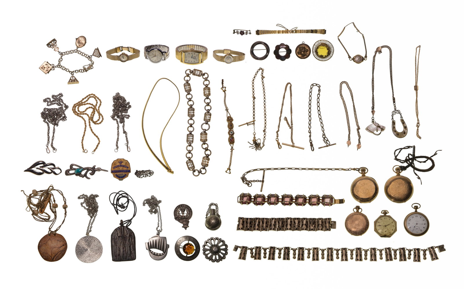 Gold, Silver and Costume Jewelry and Watch Assortment (1 of 1)