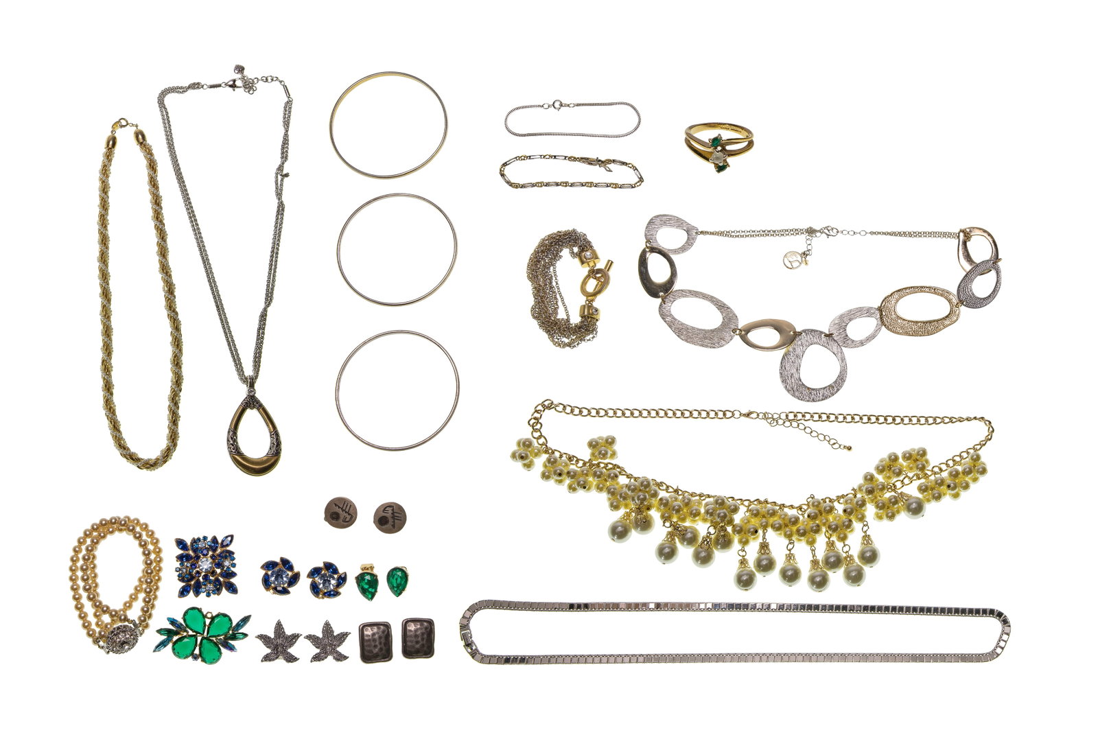 14K Gold, Sterling and Costume Jewelry Assortment (1 of 1)