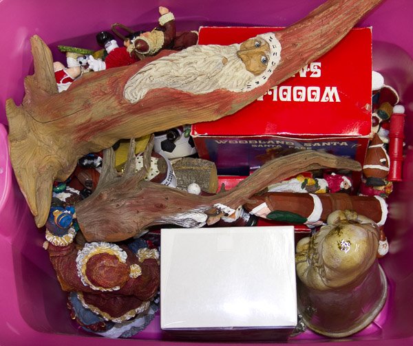 Estate Lot: Santa Figurine Assortment: Estate Lot: Santa Figurine Assortment Category: Estate Lots > Estate Lots Shipping Status: 3rd Party Shipping; the shipping cost may be high; please contact The UPS Store at 630-424-0444 for a quote