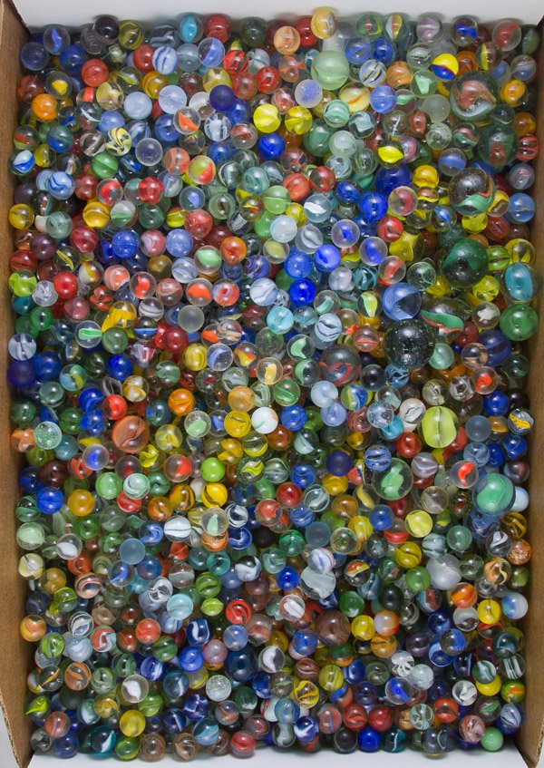 Cat's-Eyes Marble Assortment: Cat's-Eyes Marble Assortment Including Gladding-Vitro Inc. and European Wire pull marbles Diameter: 1.14 inches (largest) Category: Collectibles > Marbles Shipping Status: Leonard Auction, Inc. will d
