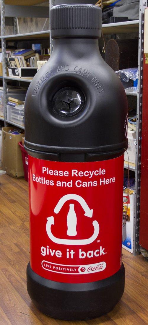 CocaCola Bottle and Cans Recycling Container