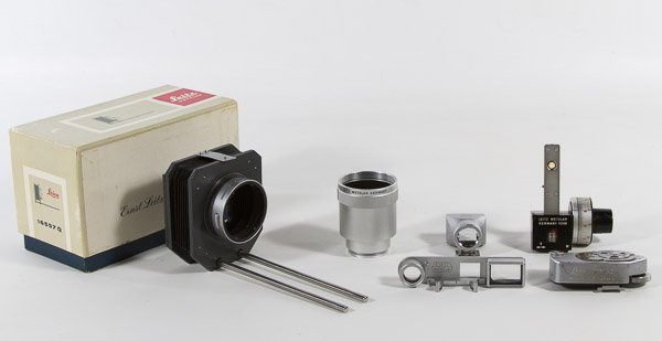 Leica Leitz Wetzler No.16557 Q Bellows: Leica Leitz Wetzler No.16557 Q Bellows Together with a light meter and four other accessories Category: Cameras and Electronics > Cameras Shipping Status: Leonard Auction, Inc. will directly ship via