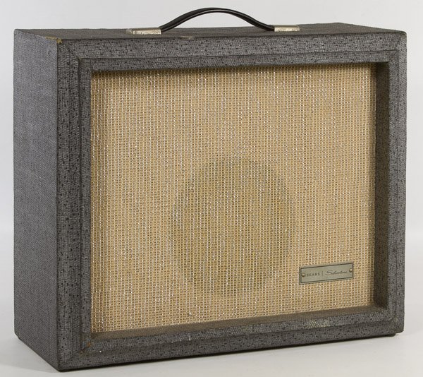 Sears Silvertone Model 1481 Tube Amplifier: Sears Silvertone Model 1481 Tube Amplifier Height: 14.00 inches, Width: 17.00 inches, Depth: 7.00 inches Category: Musical Instruments > Guitars Shipping Status: 3rd Party Shipping; the shipping cost 