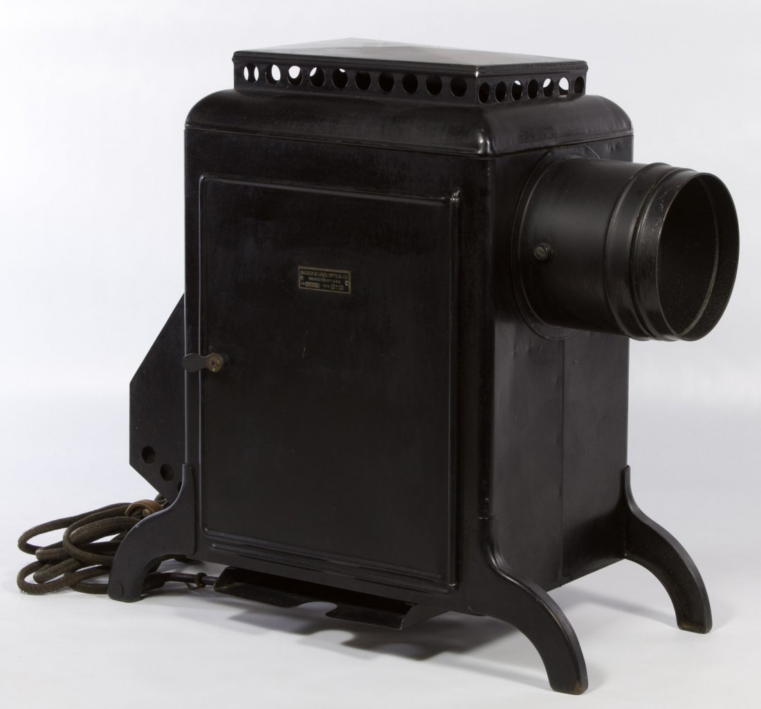 Bausch & Lomb Magic Lantern Slide Projector: Bausch & Lomb Magic Lantern Slide Projector Model #81029 Height: 15.00 inches Category: Decorative Arts > Objects Shipping Status: 3rd Party Shipping; the shipping cost may be high; please contact The