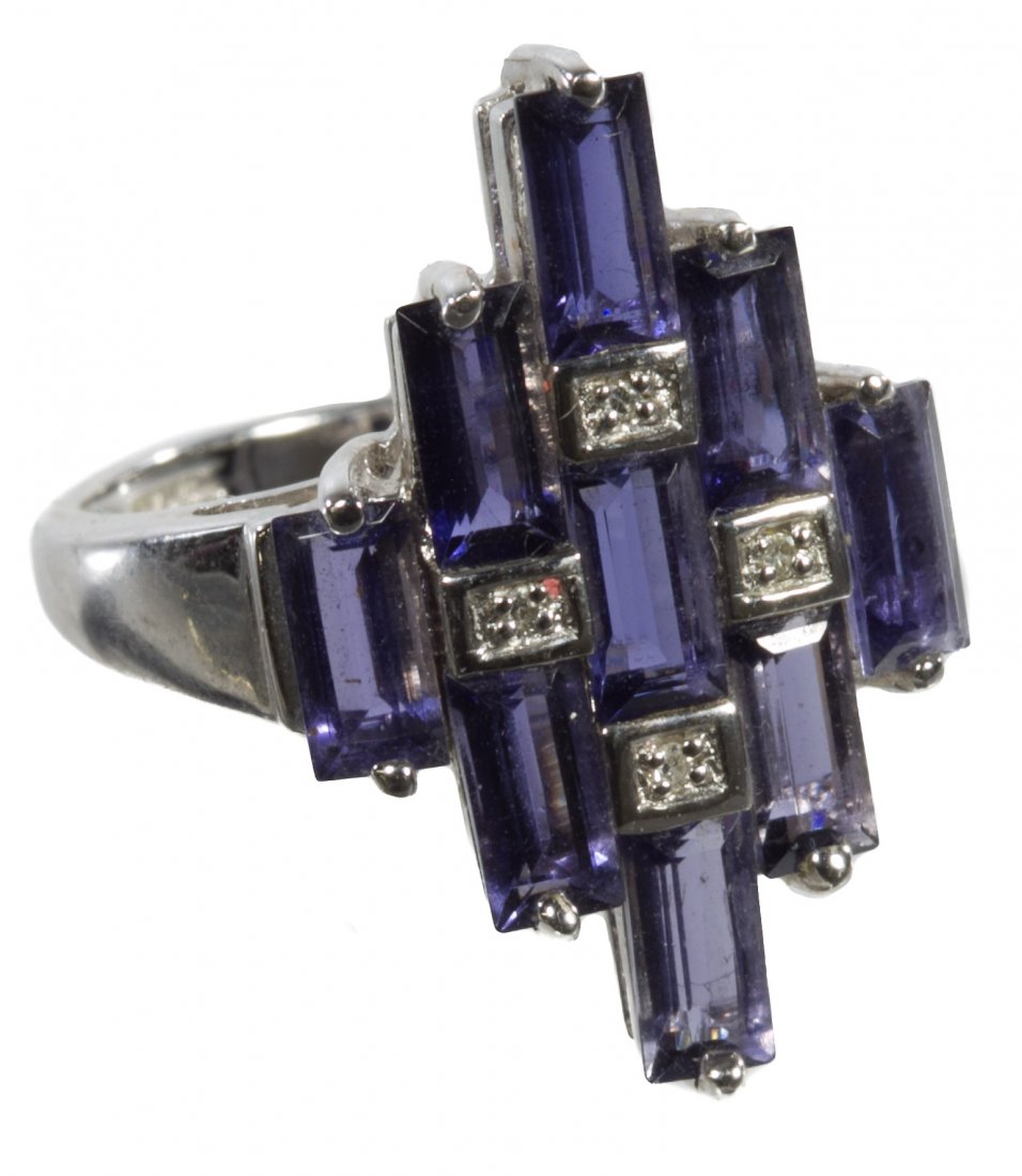 10k Gold Ring with Iolite: 10k Gold Ring with IoliteSize: 7 Weight: 3.01 dwts. (total weight) Category: Jewelry and Timepieces > 10k Gold Shipping Status: Leonard Auction, Inc. will directly ship via USPS Approximate Sale Time: