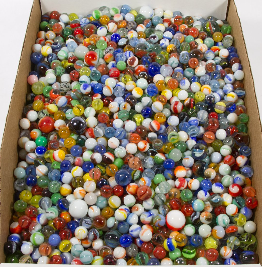 Machine Made Marble Assortment: Machine Made Marble Assortment Including cat's eye, opaque and milk glass marbles Diameter: 1.00 inches Category: Collectibles > Marbles Shipping Status: Leonard Auction, Inc. will directly ship via U