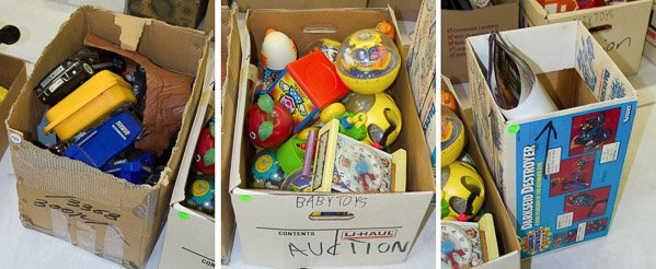 Baby Toy Assortment: Baby Toy Assortment Category: Toys and Dolls > Post-War Toys Shipping Status: 3rd Party Shipping; the shipping cost may be high; please contact The UPS Store #3571 (312-226-3333), Prime Pack and Ship