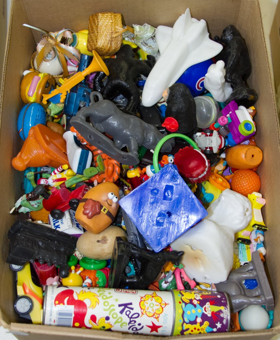 Plastic Toy Assortment: Plastic Toy Assortment Category: Toys and Dolls > Post-War Toys Shipping Status: 3rd Party Shipping; the shipping cost may be high; please contact The UPS Store #3571 (312-226-3333), Prime Pack and Sh