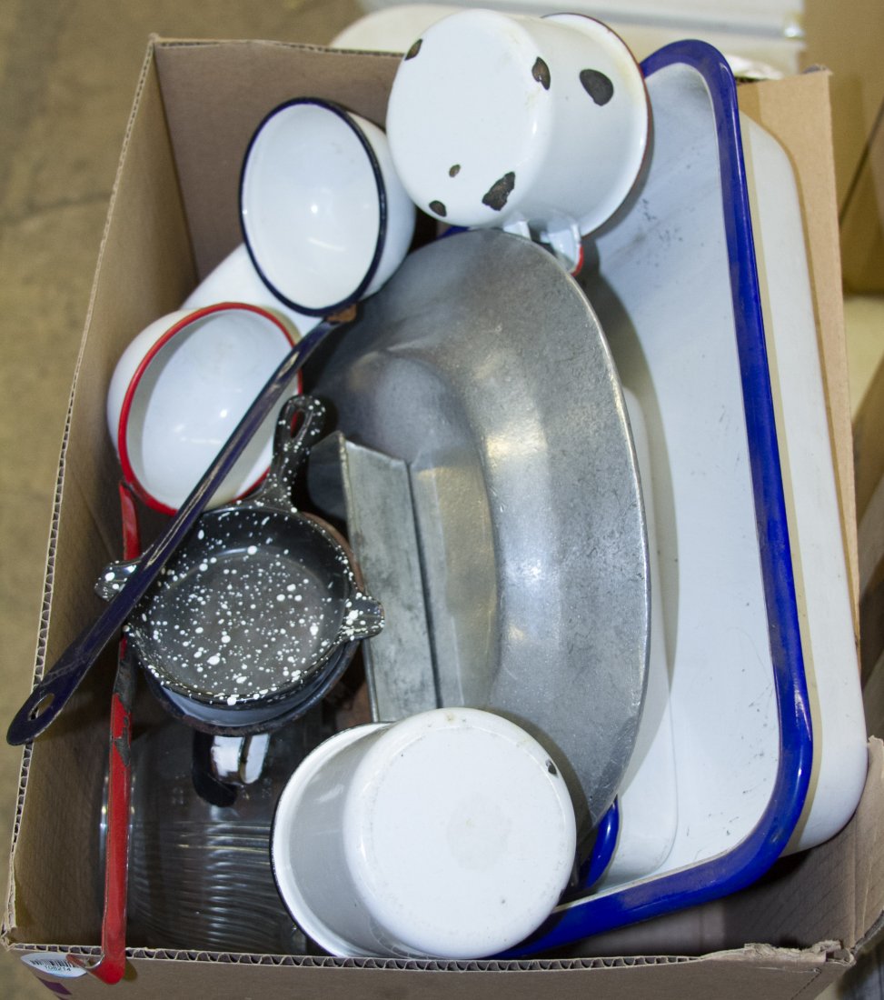 Metal Kitchenware Assortment: Metal Kitchenware Assortment Category: Primitives > Kitchen Shipping Status: 3rd Party Shipping; the shipping cost may be high; please contact The UPS Store #3571 (312-226-3333), Prime Pack and Ship (