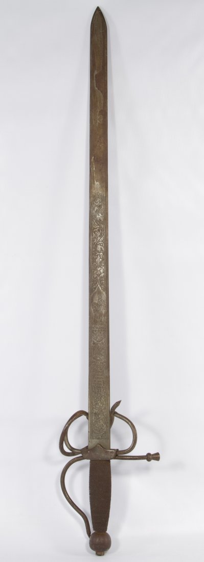 Toledo 'Colada Del Cid' Replica Sword: Toledo 'Colada Del Cid' Replica Sword Spain, open cage guard Length: 29.00 inches Category: Military & Weapons > Decorative Swords Shipping Status: 3rd Party Shipping; the shipping cost may be high; p