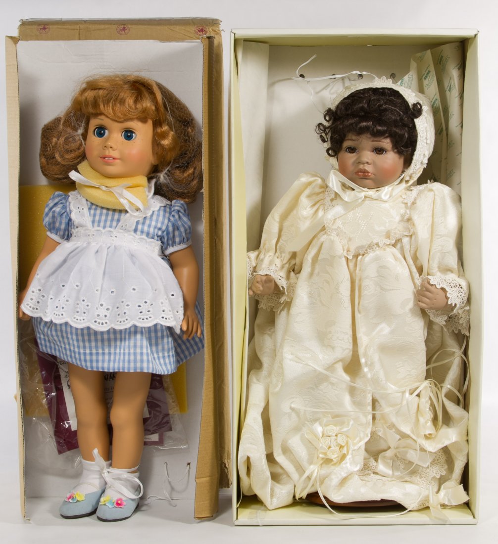 Ashton-Drake 'Chatty Cathy' Doll: Ashton-Drake 'Chatty Cathy' Doll Together with a Seymour Mann African American porcelain baby doll Height: 20.00 inches (Chatty) Category: Toys and Dolls > Contemporary Dolls Shipping Status: 3rd Part