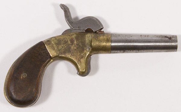 AST Hero 2nd Model Black Powder Pistol: AST Hero 2nd Model Black Powder Pistol c.1873 with wood grip and 2' long barrel; no serial number Length: 5.25 inches Category: Sporting Goods > Black Powder Guns Shipping Status: 3rd Party Shipping;