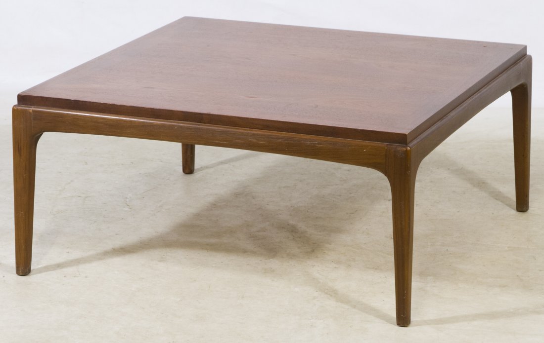 Mid-Century Modern Coffee Table by Lane: Mid-Century Modern Coffee Table by Lane 20th Century, marked on the underside Height: 14.50 inches, Width: 30.50 inches, Depth: 30.50 inches Category: Furniture > Mid-Century Modern Shipping Status: D