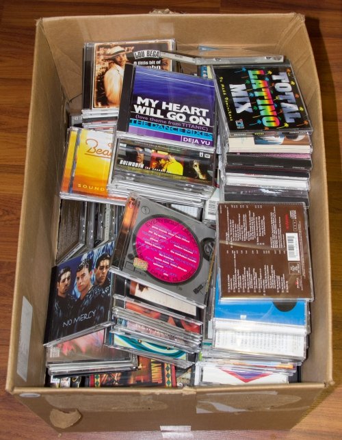 CD and DVD Assortment: CD and DVD Assortment Having over one-hundred CD's and over twenty DVD's; most are from the 1990s and 2000s Category: Cameras and Electronics > Other Shipping Status: Due to size, weight, value or shi