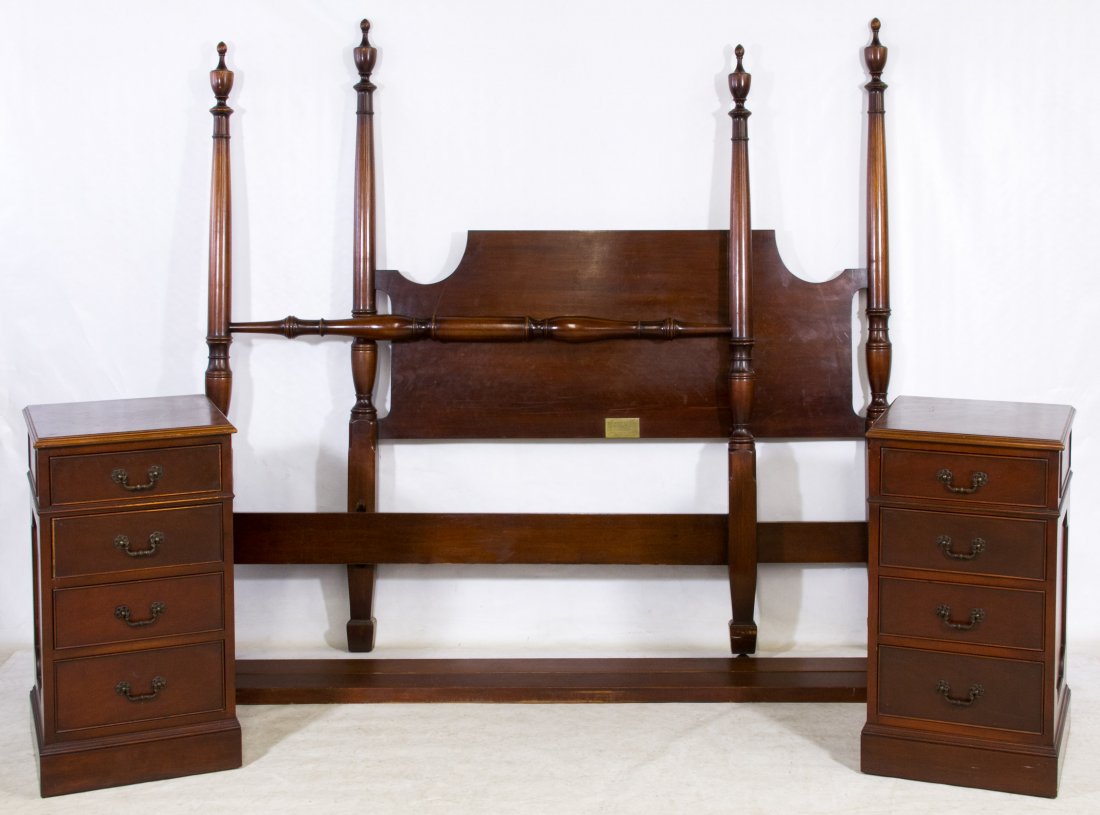 Mahogany Washington Commemorative Bed Frame with