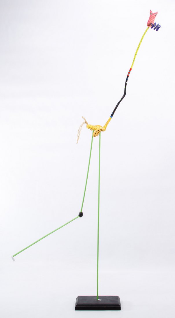 Felipe Quiroz (20th Century) Wood Abstract Animal: Felipe Quiroz (20th Century) Wood Abstract Animal Signed on side of body, having a elongated body with a black base Height: 39.00 inches Category: Decorative Arts > Statues Shipping Status: Due to siz