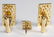 14k Gold and Star Sapphire Cuff Link and Tie Tack Set - 2