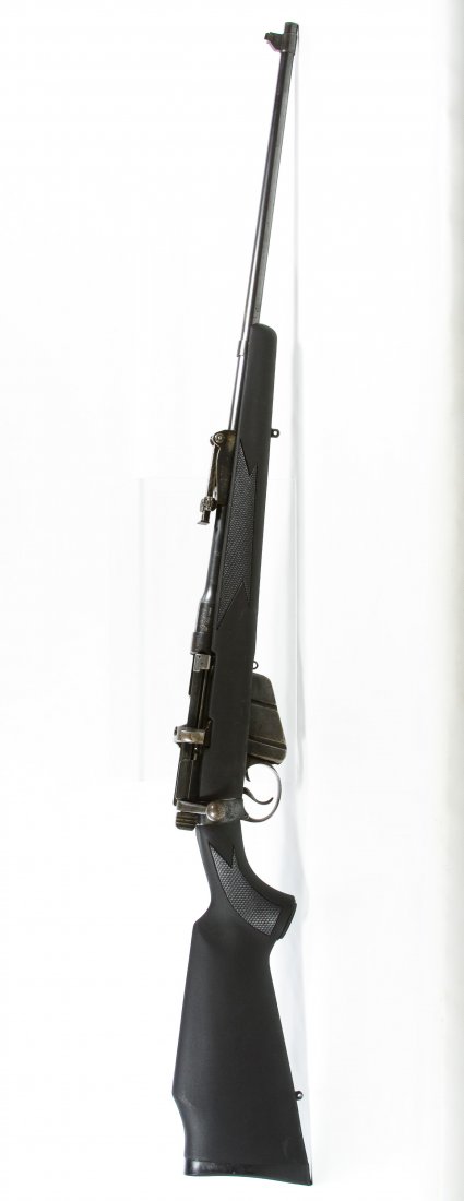 Enfield Ishapore GRI #1 Mark 3 .303 Rifle (Serial: Enfield Ishapore GRI #1 Mark 3 .303 Rifle (Serial #67307) Mfg 1941, magazine fed bolt action rifle with replaced polymer stock Length: 25.20 inches (barrel length) Category: Sporting Goods > Long Guns