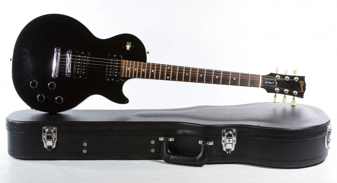 Gibson 'Paul II' Electric Guitar with Hard Case Shell: Gibson 'Paul II' Electric Guitar with Hard Case Shell Serial #92957475, having six strings Length: 40.00 inches (guitar) Category: Musical Instruments > Guitars Shipping Status: Due to size, weight, v