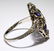 18k White Gold, Blue Spinel and Diamond Ring - 3