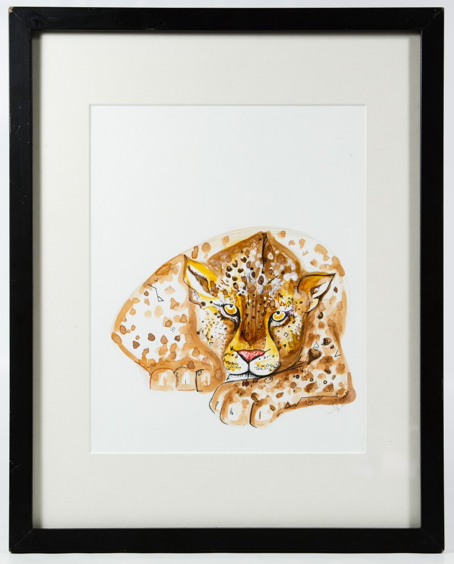 Nathasa Rae (American, 20th Century) 'Jaguar' (1 of 2)