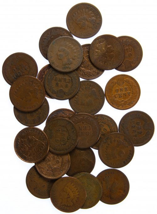 Indian Head 1c Assortment G-VG Details (1 of 1)