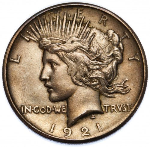 1921 $1 Peace AU+ (1 of 2)