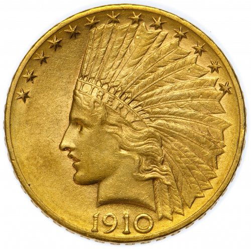 1910-D $10 Gold Unc. (1 of 2)