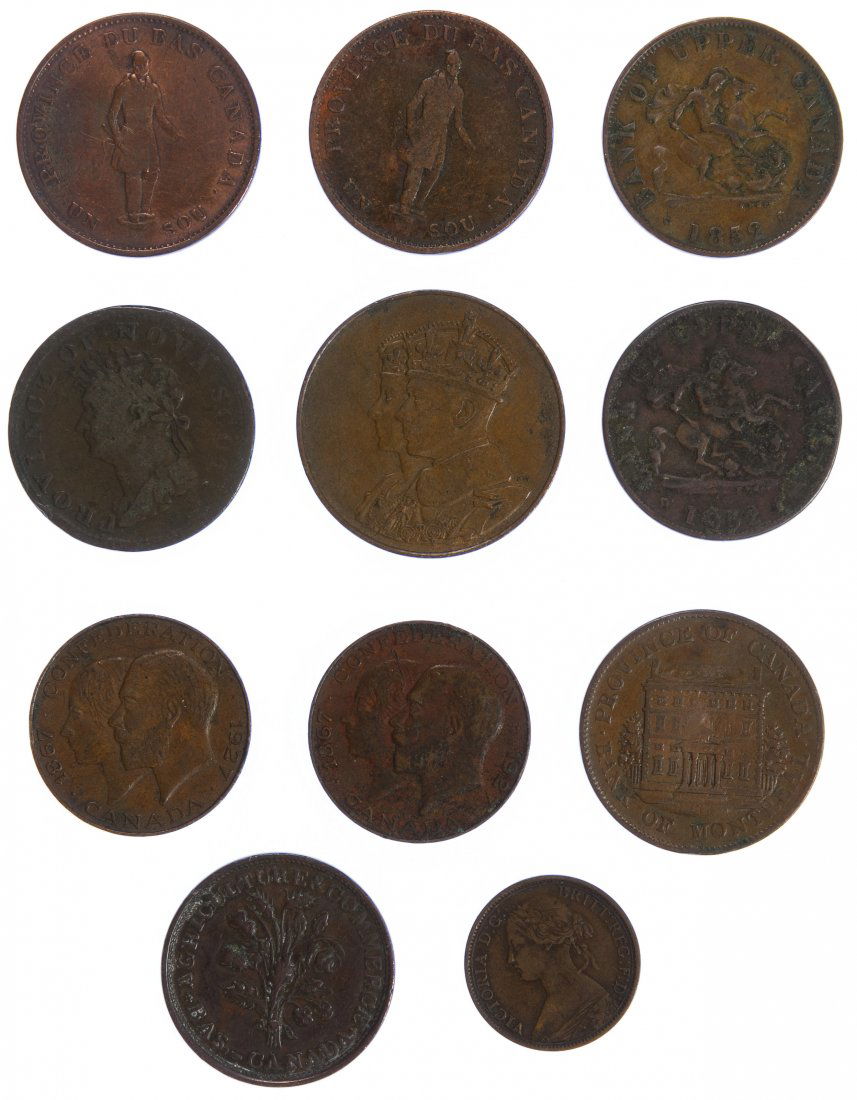 Canada: Copper Coin Assortment (1 of 2)