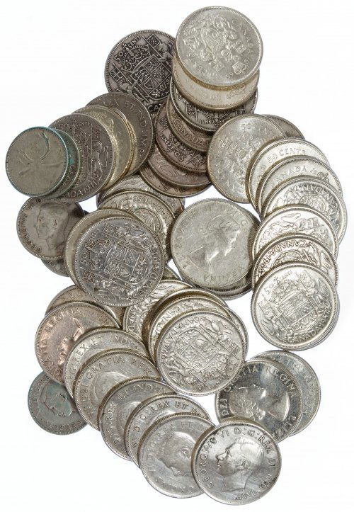 Canada: 50c and 25c Silver Assortment (1 of 1)