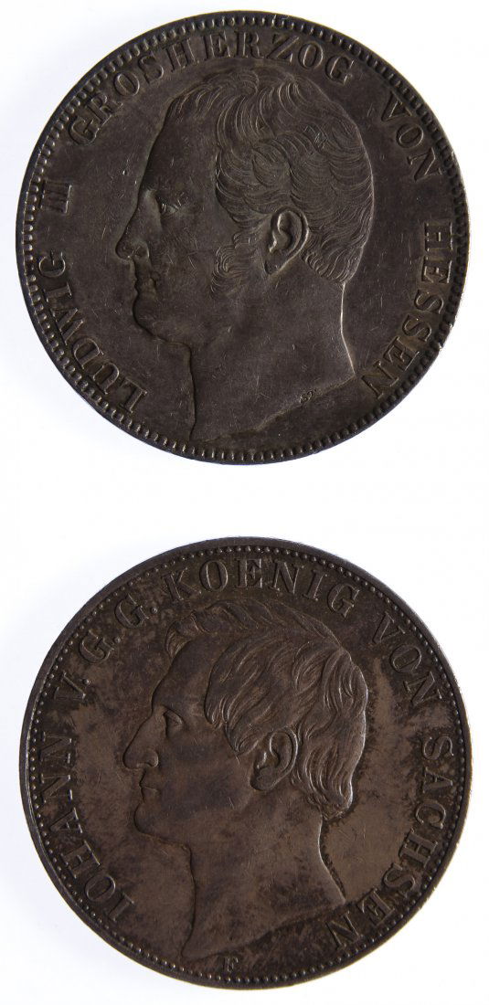 Germany: 2 Thaler Silver Assortment VF-XF (1 of 2)