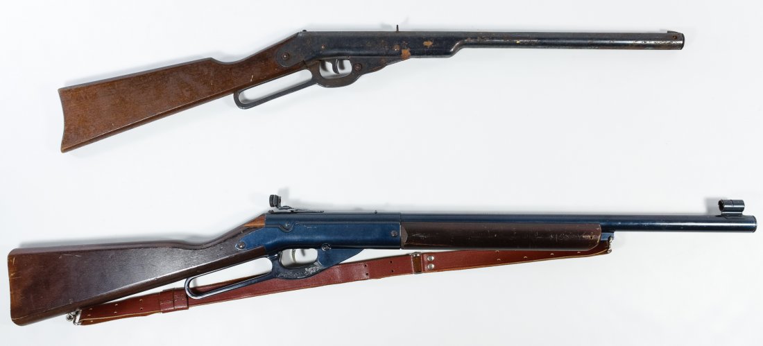 Daisy Model 99 and King BB Guns: Daisy Model 99 and King BB Guns Lever action rifles, Daisy has sling Length: 37.00 inches, Width: 6.00 inches (daisy) Category: Sporting Goods > Air Guns Shipping Status: Due to size, weight, value or