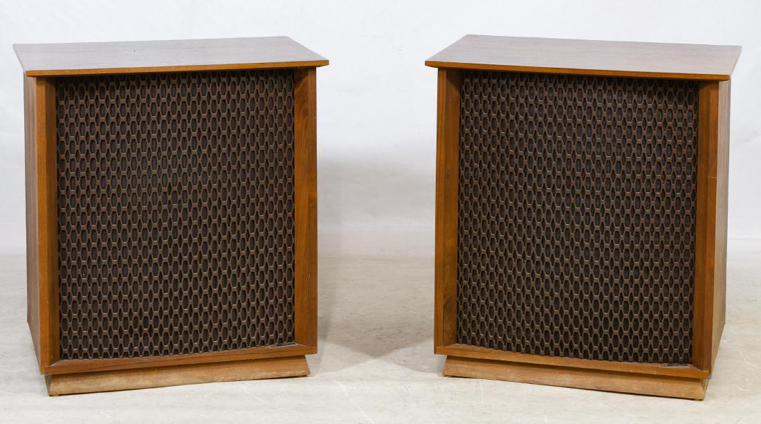 Altec Lansing 'Valencia' Mahogany Cased Speakers #846A: Altec Lansing 'Valencia' Mahogany Cased Speakers #846A Including a pair of floor speakers with serial #5304 Height: 30.00 inches, Width: 27.50 inches, Depth: 19.00 inches (both) Category: Cameras & In
