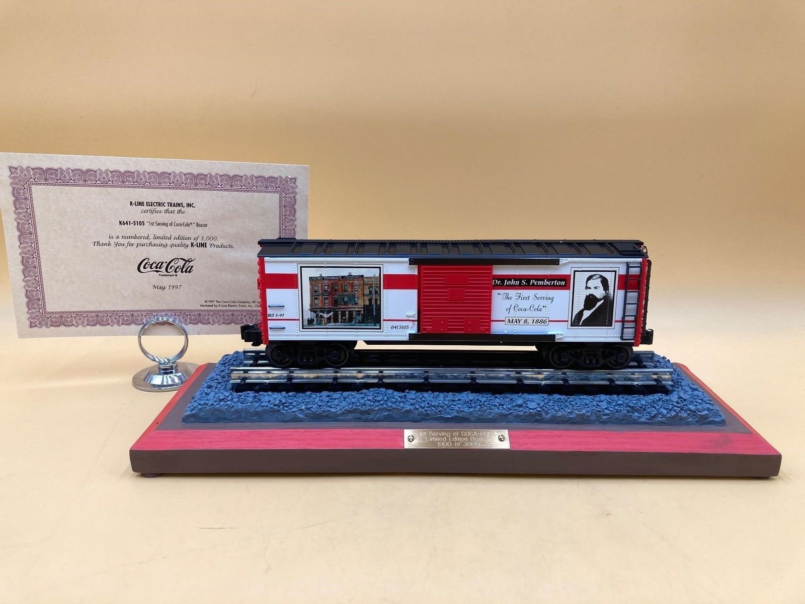 K-Line 1st Serving Of Coca-Cola Box Car (1 of 10)