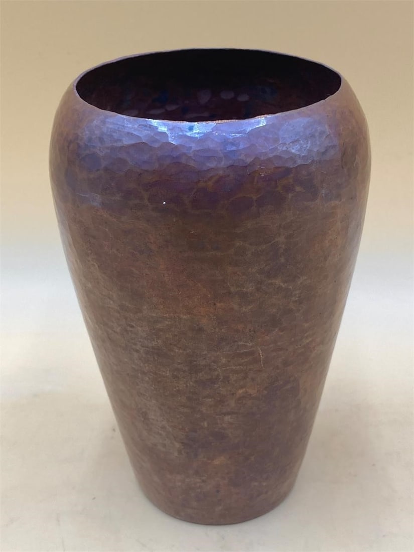 Vintage Ramon Ramirez Mexican Copper Vase (1 of 6)