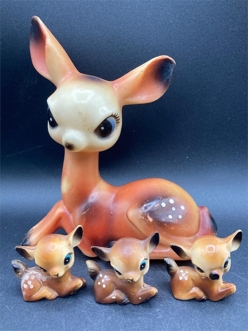 Vintage Hong Kong Made Bambi Deer Toys (1 of 7)