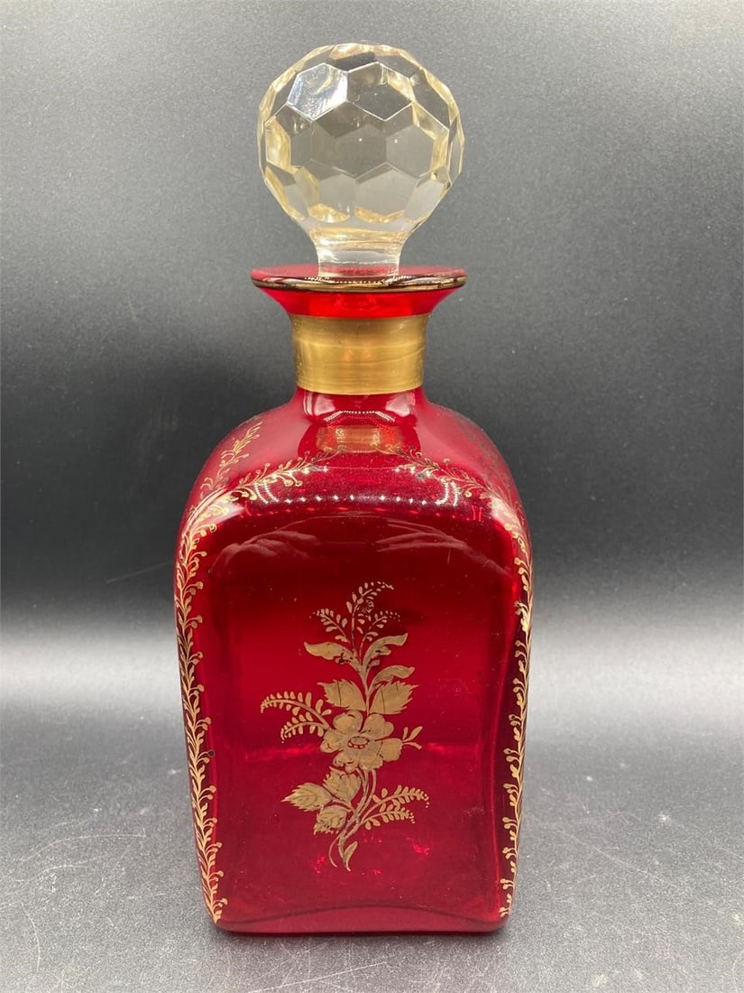 Antique Baccarat Crystal Glass Decanter (1 of 9)