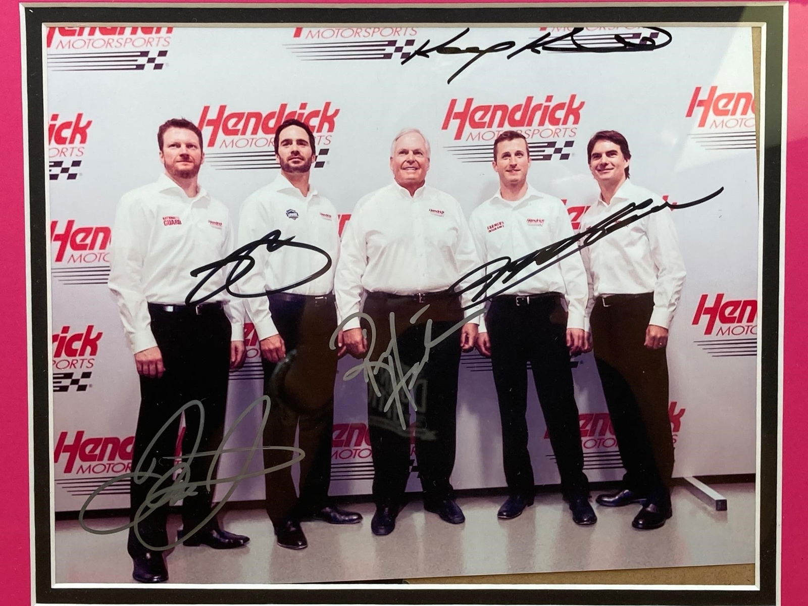 Signed Hendricks Motorsports Team Photo (1 of 8)