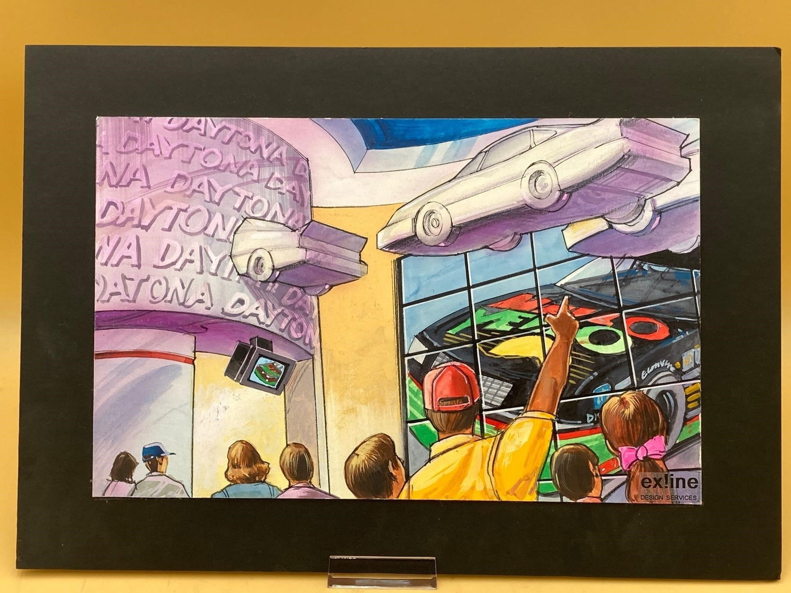 Daytona Visitor Center Color Architecture Sketch (1 of 7)