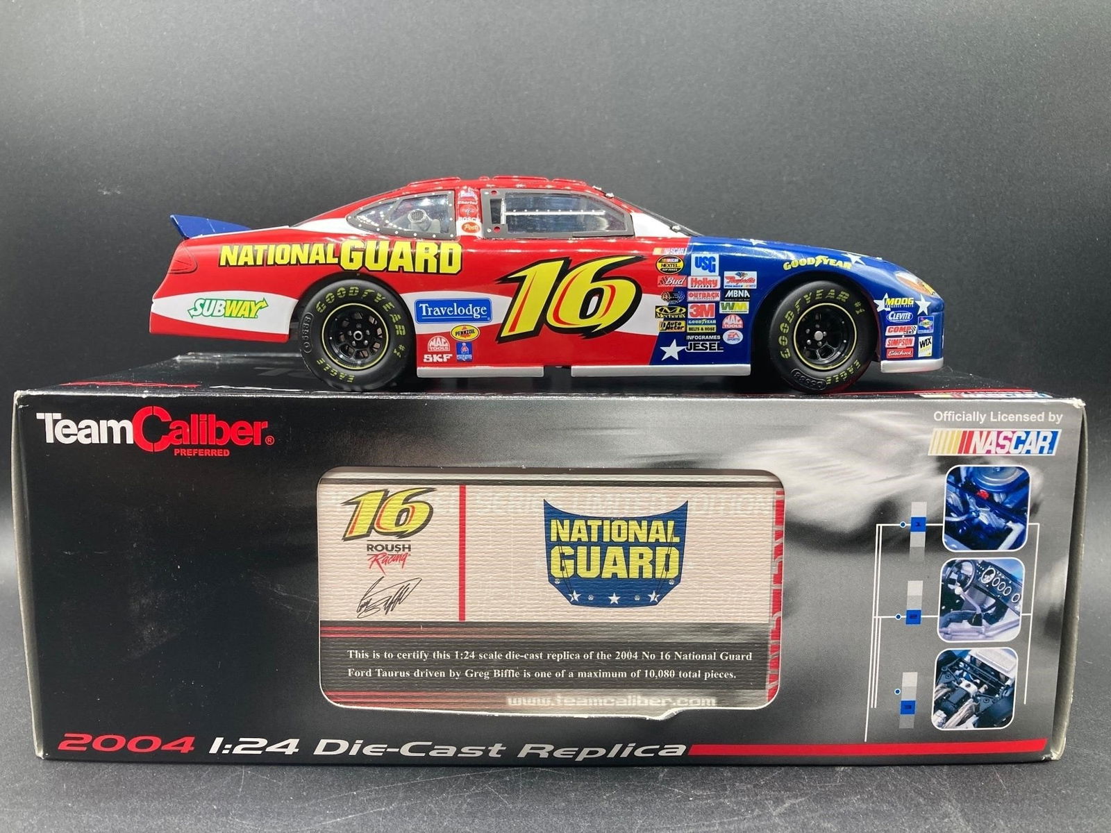 NASCAR Greg Biffle Signed 1/24 Die Cast (1 of 10)