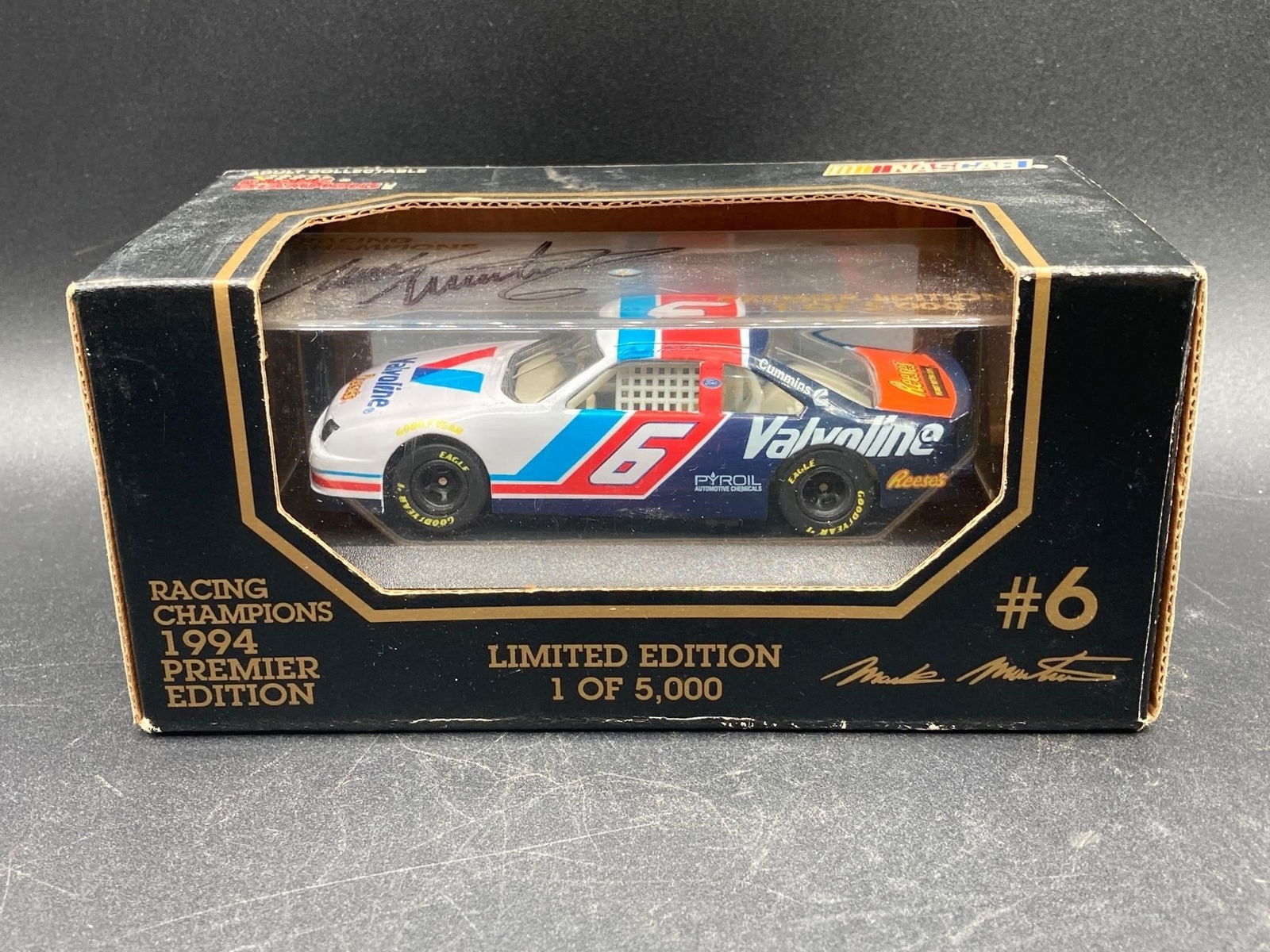 Mark Martin Signed 1/43 Racing Champions Die Cast (1 of 6)