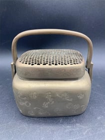 Antique Chinese Brass Hand Warmer