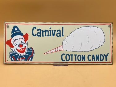 Salamander Graphics Cotton Candy Sign Reproduction