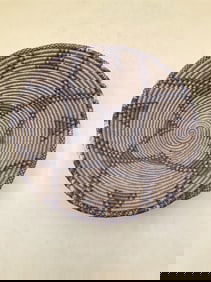 Antique Native American Apache Coil Basket